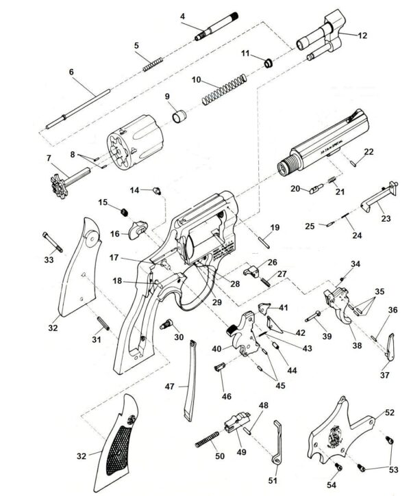 DETENTE STRIEE MEDIUM SMITH&WESSON CARCASSE K/L/N – Image 6